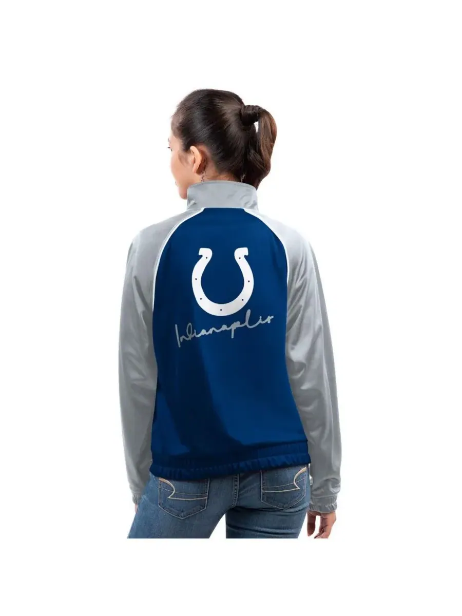 Женская спортивная куртка Royal Indianapolis Colts Replay на молнии G-III 4Her by Carl Banks — изображение 2 из 2