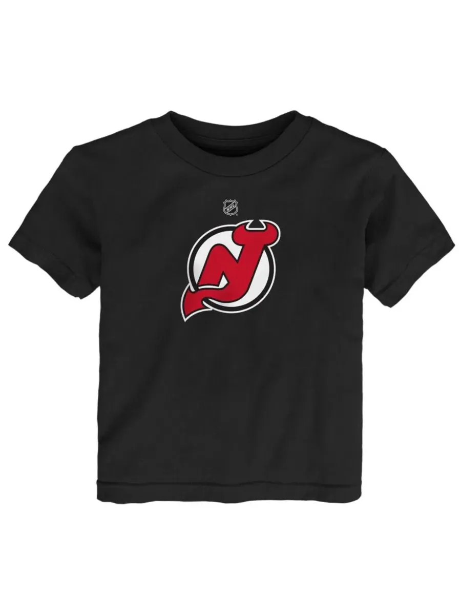 Детская футболка с длинным рукавом New Jersey Devils Primary Logo Outerstuff — изображение 1 из 1, черный