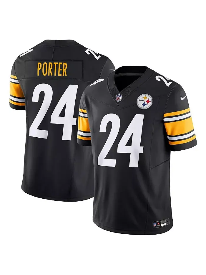 Мужская черная джерси Pittsburgh Steelers Vapor F.U.S.E. Limited Джои Портер младший Nike — изображение 1 из 3