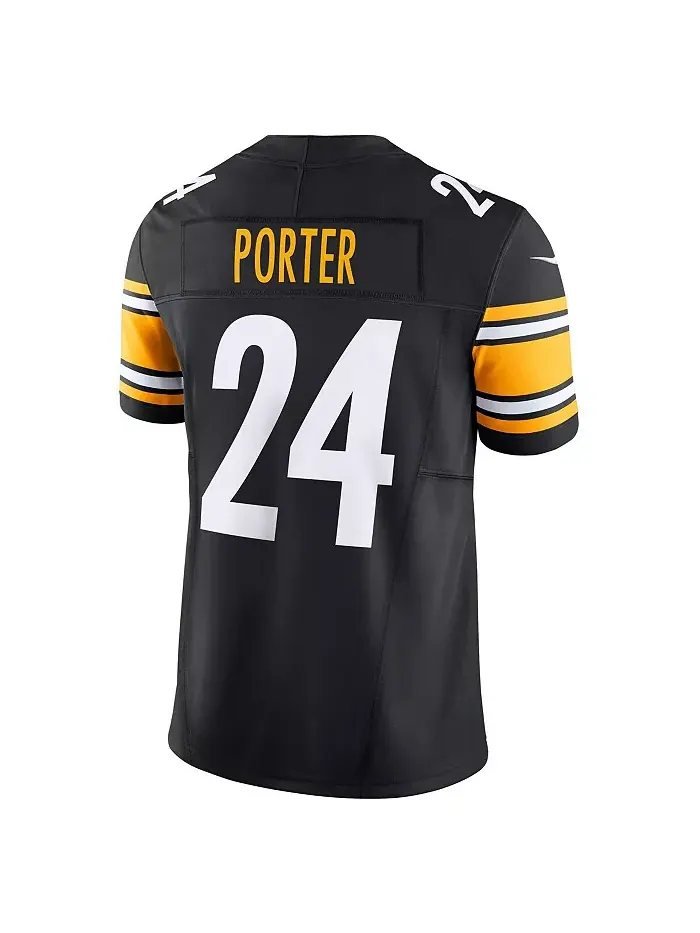 Мужская черная джерси Pittsburgh Steelers Vapor F.U.S.E. Limited Джои Портер младший Nike — изображение 2 из 3