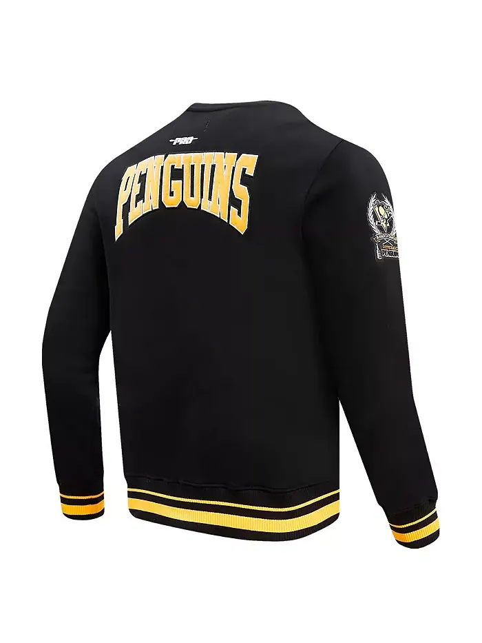 Мужская черная толстовка с логотипом Pittsburgh Penguins Pro Standard — изображение 3 из 4