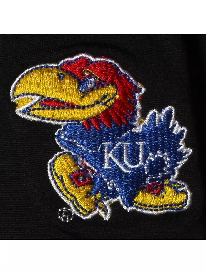 Женские черные флисовые леггинсы Kansas Jayhawks ZooZatz — изображение 2 из 2