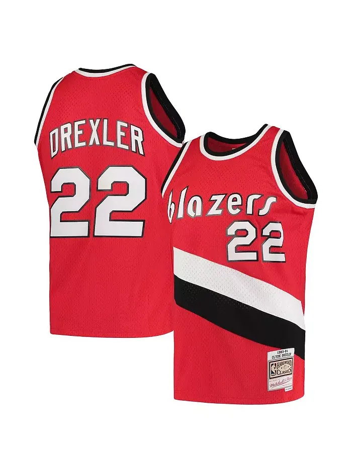 Мужская баскетбольная майка Clyde Drexler Portland Trail Blazers Hardwood Classics 1983-84 Swingman — изображение 1 из 3