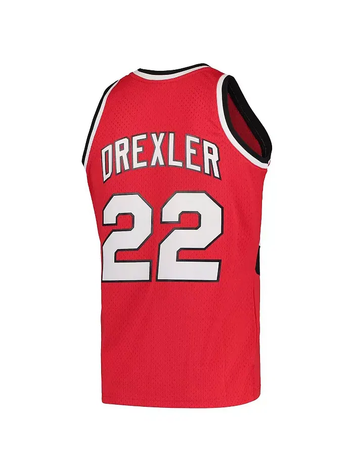 Мужская баскетбольная майка Clyde Drexler Portland Trail Blazers Hardwood Classics 1983-84 Swingman — изображение 3 из 3