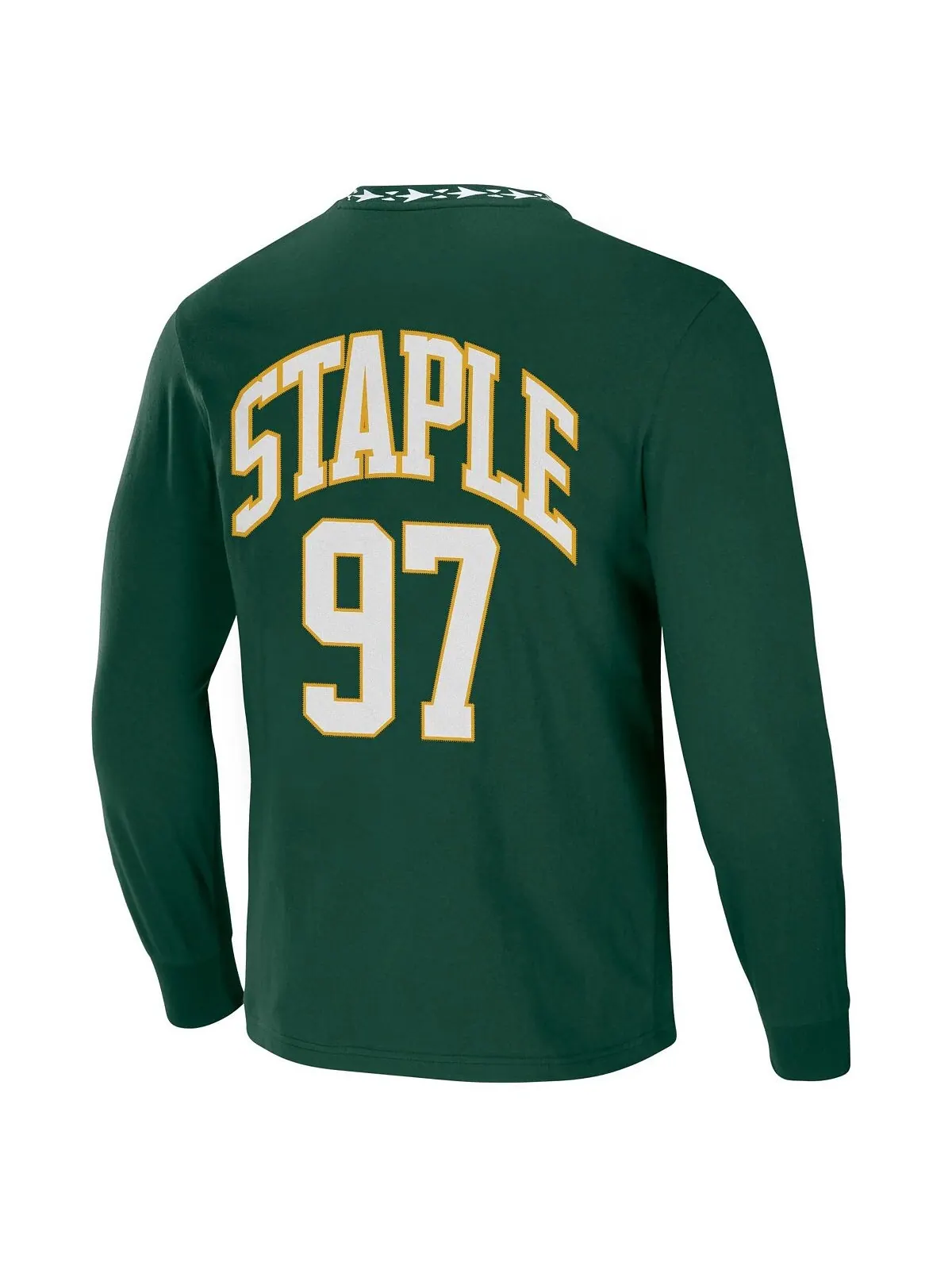Мужская футболка nfl x staple hunter green green bay packers core с длинным рукавом в стиле джерси — изображение 3 из 3