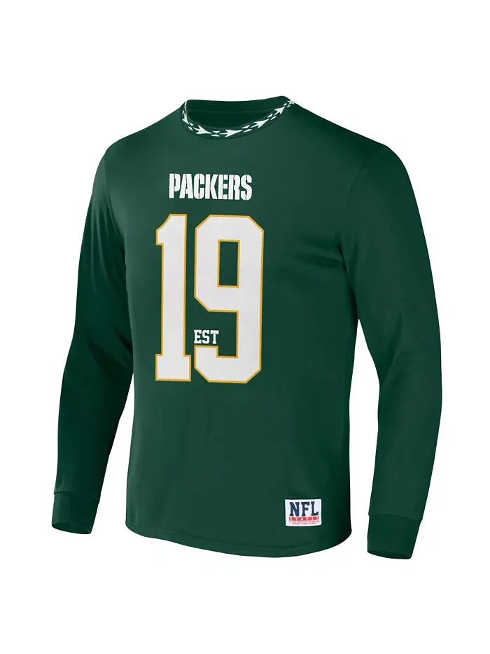Мужская футболка с длинным рукавом NFL X Staple Hunter Green в стиле джерси Green Bay Packers Core — изображение 2 из 3