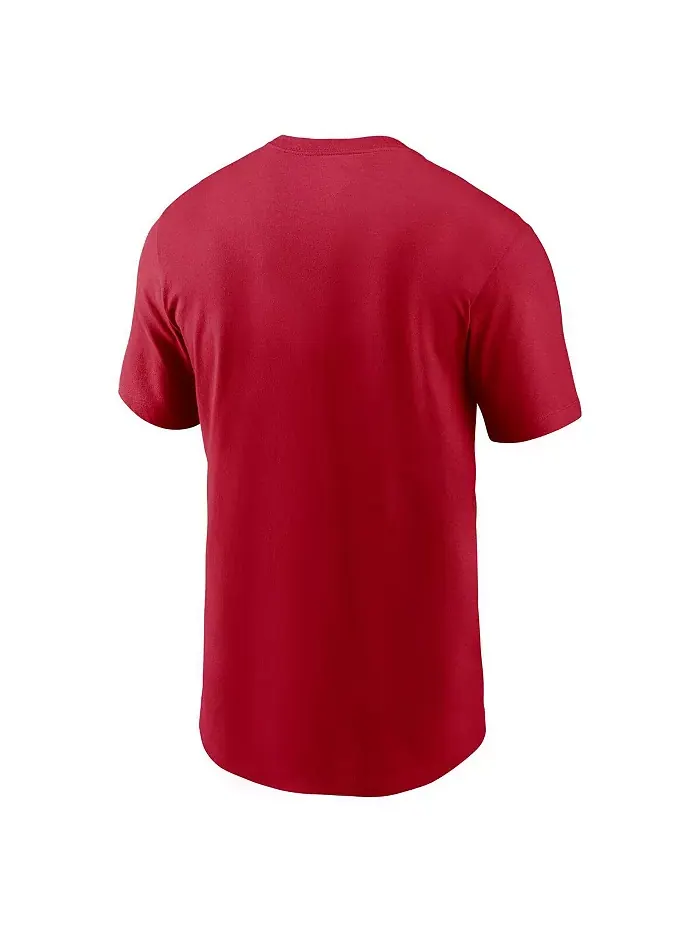 Мужская футболка Houston Texans Primetime Wordmark Essential красного цвета Nike — изображение 3 из 3