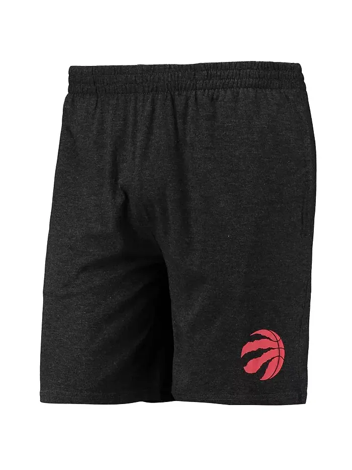 Мужской спальный комплект Toronto Raptors: футболка и шорты черного и красного цветов Concepts Sport — изображение 4 из 4