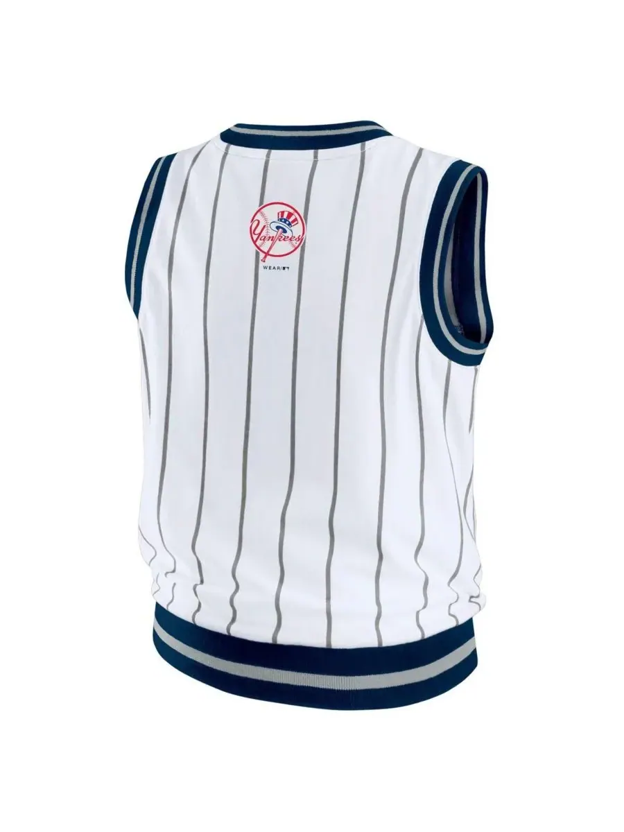 WEAR by Erin Andrews Женская белая спортивная майка New York Yankees — изображение 3 из 4, белый