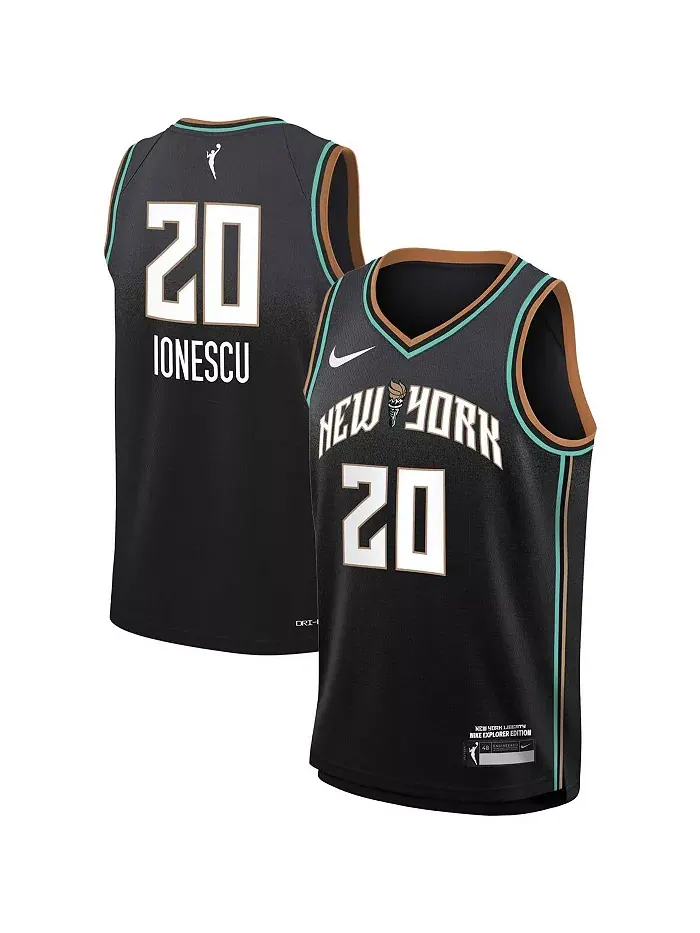 Футболка Big Boys and Girls Sabrina Ionescu New York Liberty Swingman Player Jersey - Explorer — изображение 1 из 1