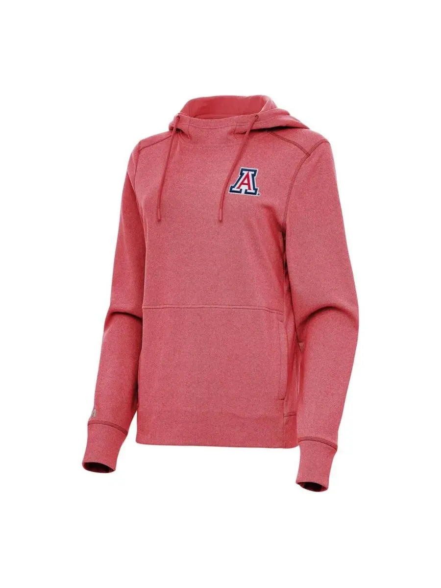 Antigua Женская толстовка с капюшоном Arizona Wildcats Justice ярко-красного цвета — изображение 1 из 1, красный
