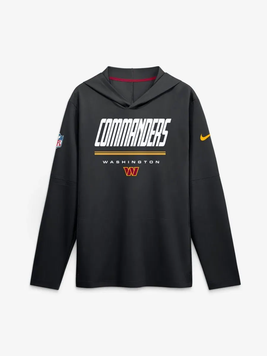 Легкая футболка с капюшоном и длинным рукавом, с съемными рукавами, Washington Commanders Nike — изображение 1 из 2