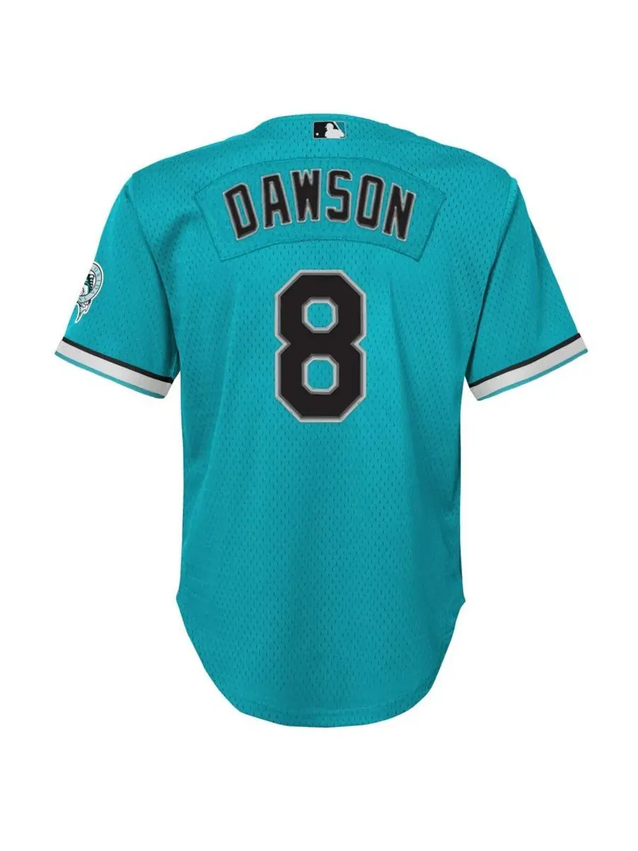 Бейсбольная джерси Mitchell & Ness Florida Marlins Mesh Batting Practice Replica Jersey — изображение 3 из 3, бирюзовый