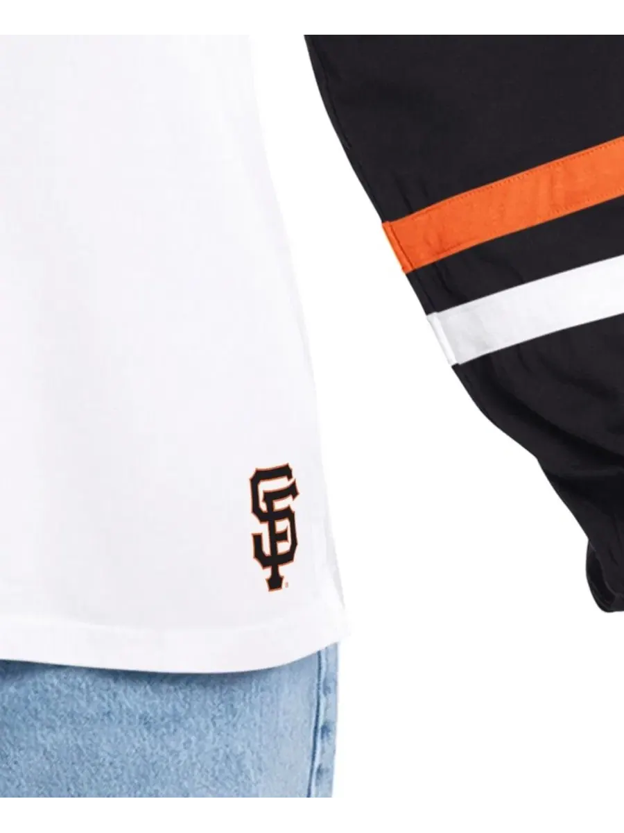 Худи-футболка с длинным рукавом Key Player San Francisco Giants G-III 4Her by Carl Banks — изображение 4 из 4, белый