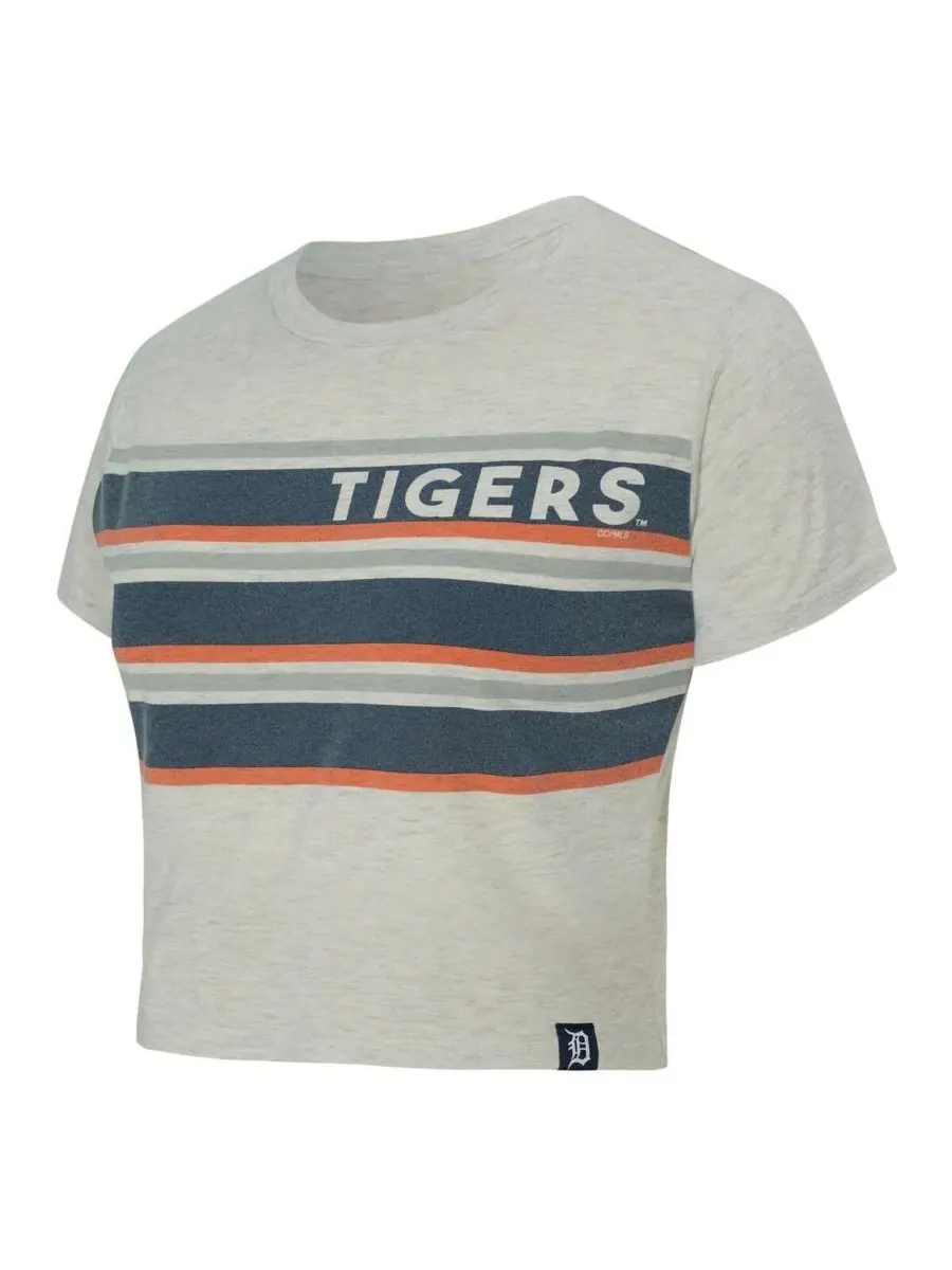 Кроп-футболка с принтом Birch Detroit Tigers Concepts Sport — изображение 2 из 3, бежевый