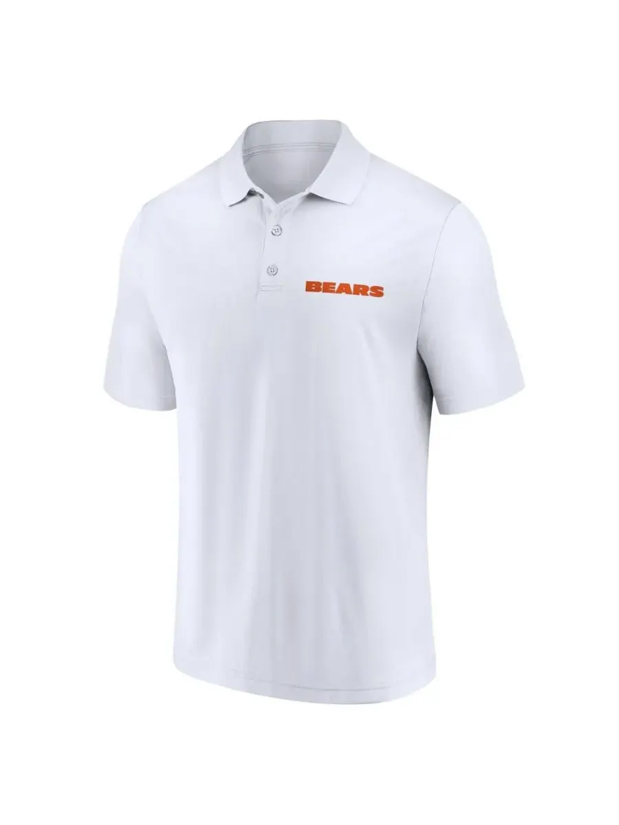 Fanatics Мужской комплект из двух поло-рубашек Chicago Bears Lockup белого и темно-синего цвета — изображение 3 из 4