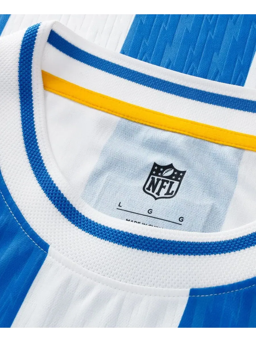 Футболка-джерси с длинным рукавом Los Angeles Chargers Football x Football Fan Jersey Fanatics — изображение 2 из 5