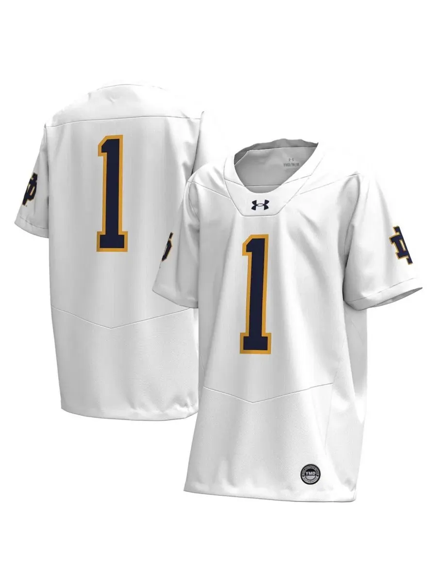 Футболка реплика с номером и логотипом, модель Replica Football Jersey Under Armour — изображение 1 из 3, белый