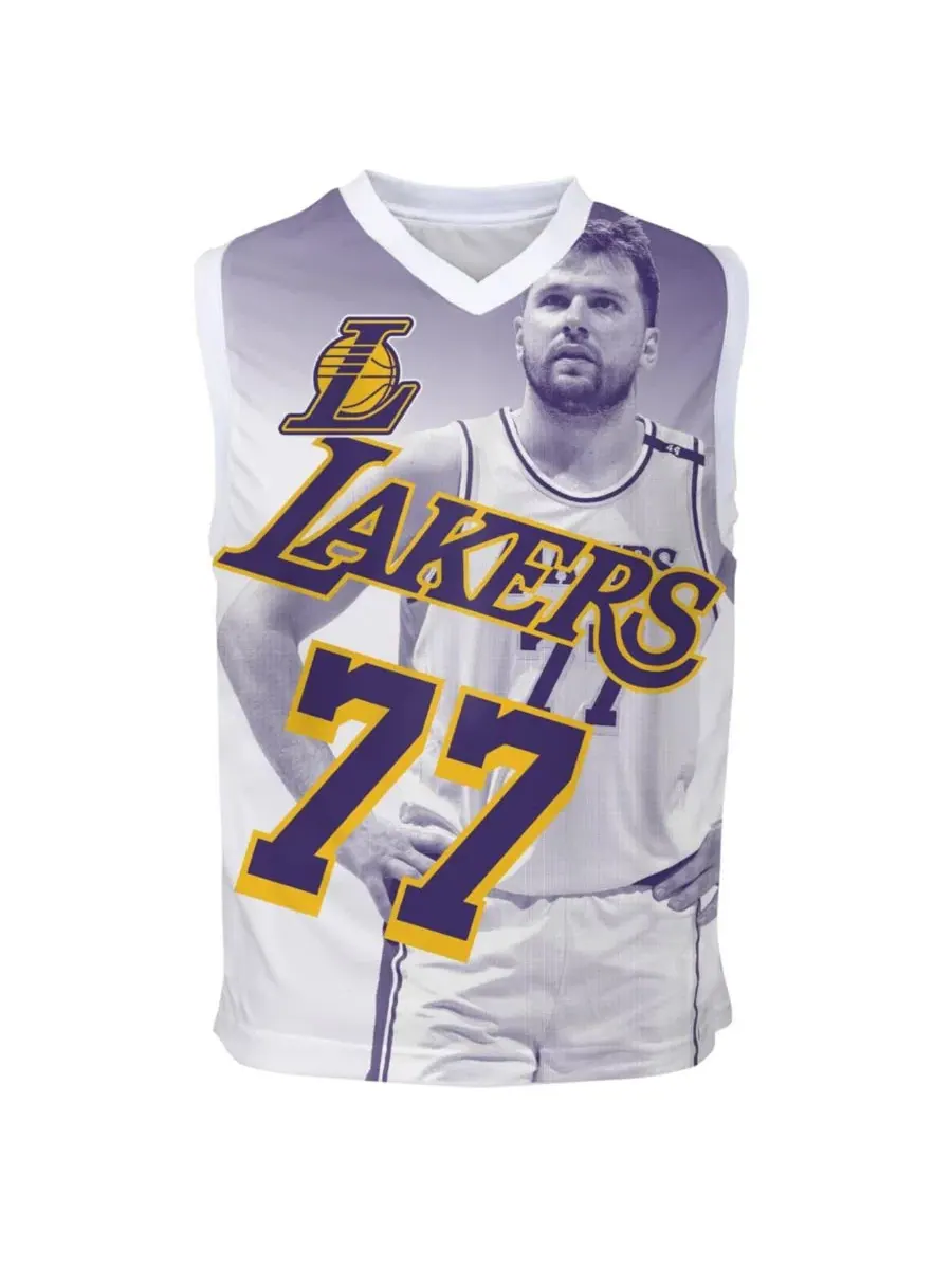 Футболка без рукавов с принтом Luka Doncic Hometown Fashion Jersey Outerstuff — изображение 2 из 3, нет цвета