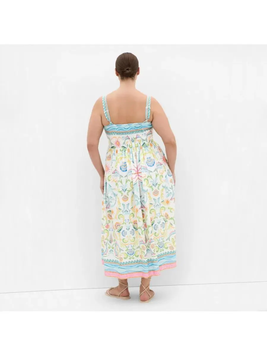 Платье макси с принтом Calissa Seascape CITY CHIC, Seascape Plc — изображение 5 из 5