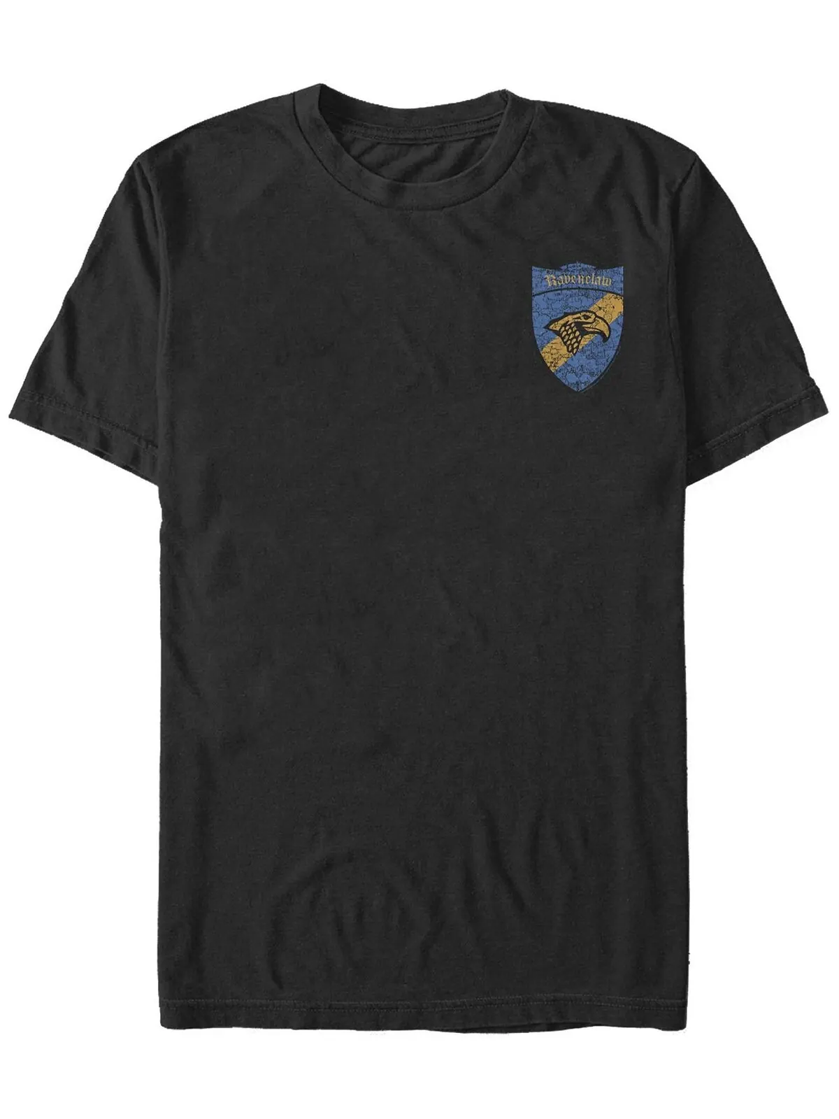Мужская футболка с круглым вырезом и короткими рукавами ravenclaw shield Fifth Sun — изображение 1 из 1, черный