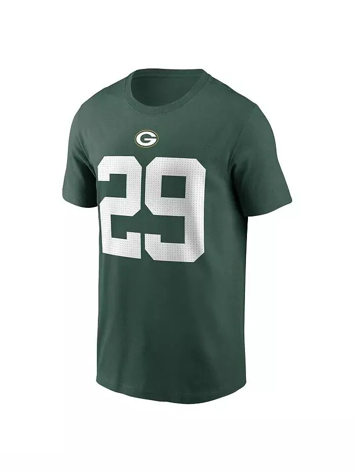 Мужская футболка с именем и номером Xavier McKinney Green Green Bay Packers Nike — изображение 2 из 3