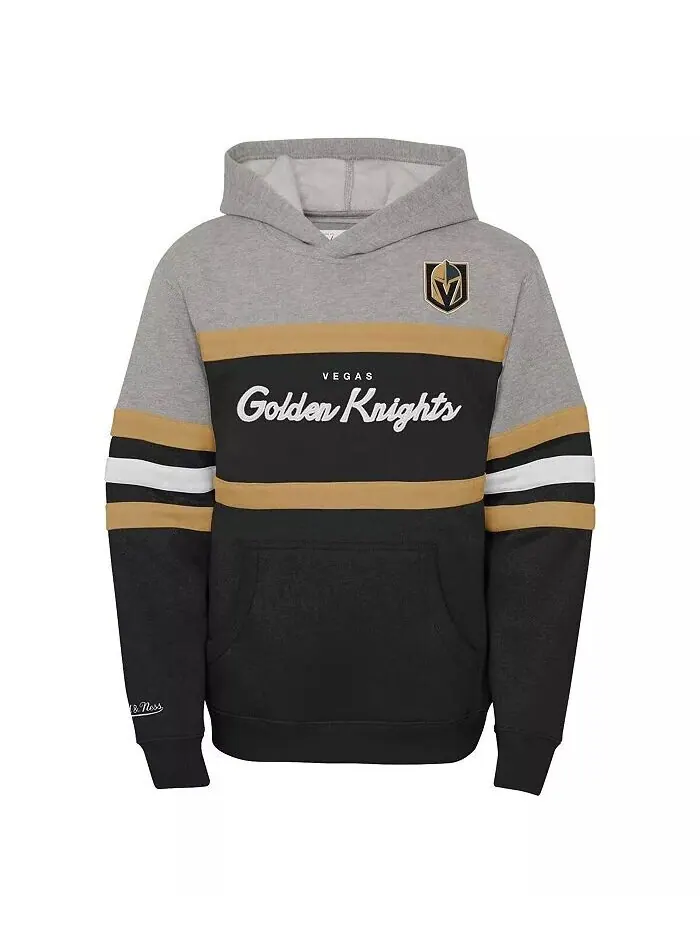 Толстовка с капюшоном главного тренера Big Boys Vegas Golden Knights Mitchell & Ness — изображение 2 из 3