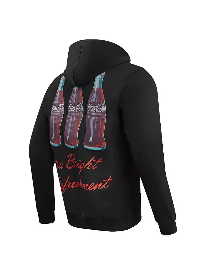 Мужская черная толстовка с капюшоном Coca-Cola Have A Coke Here Freeze Max — изображение 3 из 3