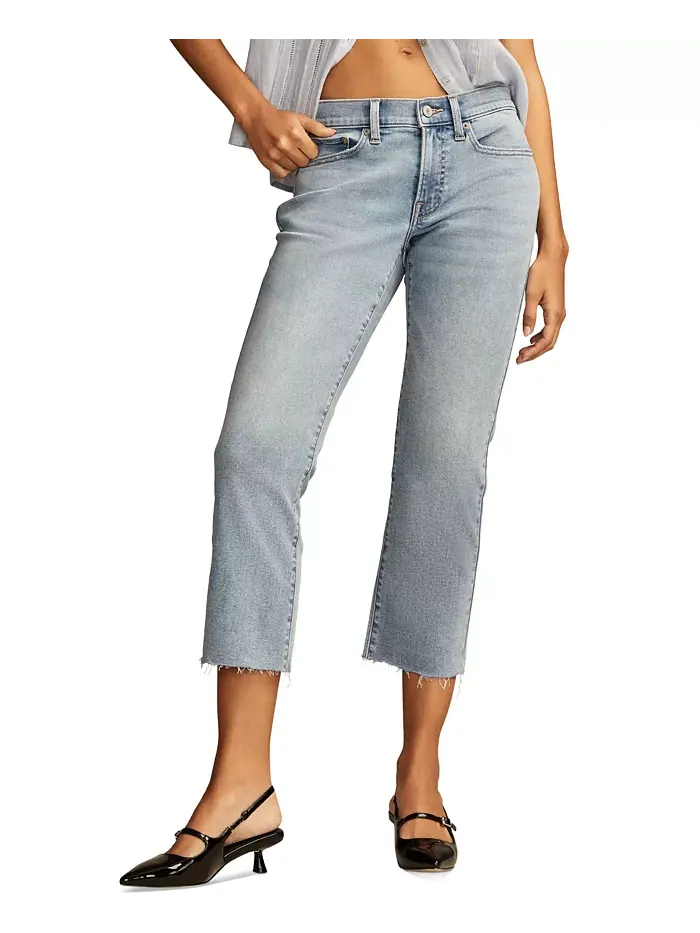 Женские джинсы с завышенной талией Sweet Cut-Hem укороченные Lucky Brand — изображение 1 из 3