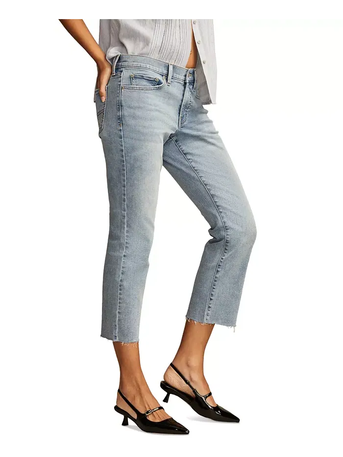 Женские джинсы с завышенной талией Sweet Cut-Hem укороченные Lucky Brand — изображение 3 из 3