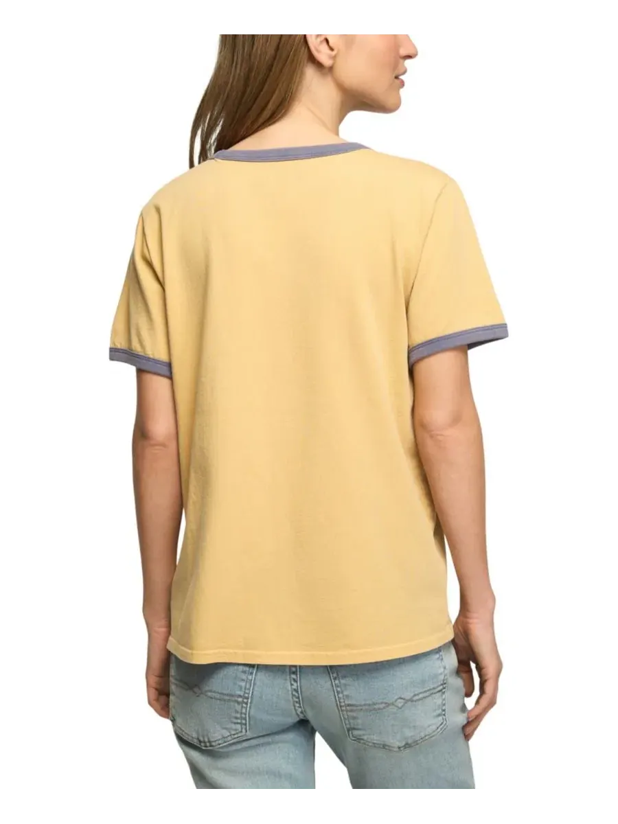 Футболка с принтом The Beach Boys Emblem Retro Lucky Brand, Fall Leaf — изображение 5 из 5