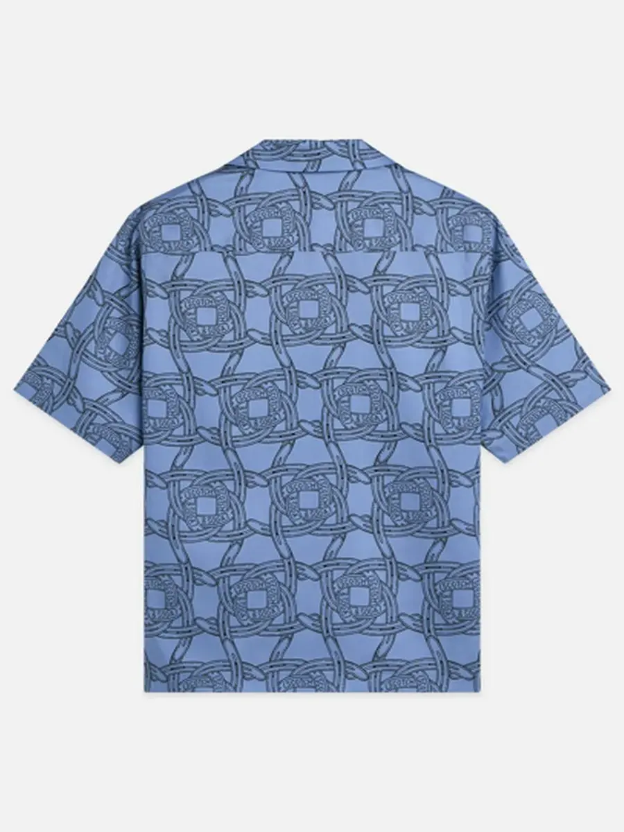 Мужская рубашка с коротким рукавом и принтом SCOTCH & SODA, Horseshoe Infinity — изображение 6 из 6