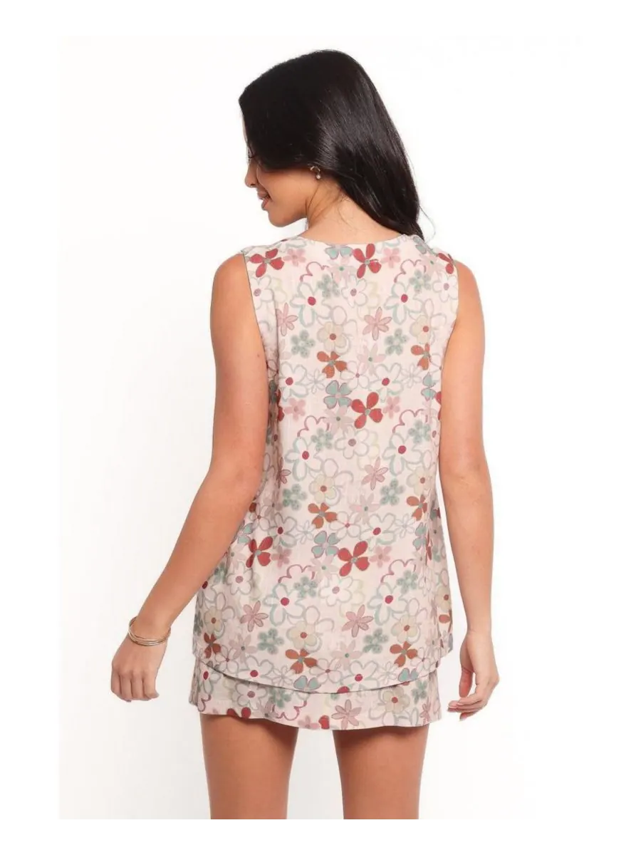 Женский топ-накидка Clemie Petal and Pup, Mirabelle floral — изображение 3 из 4