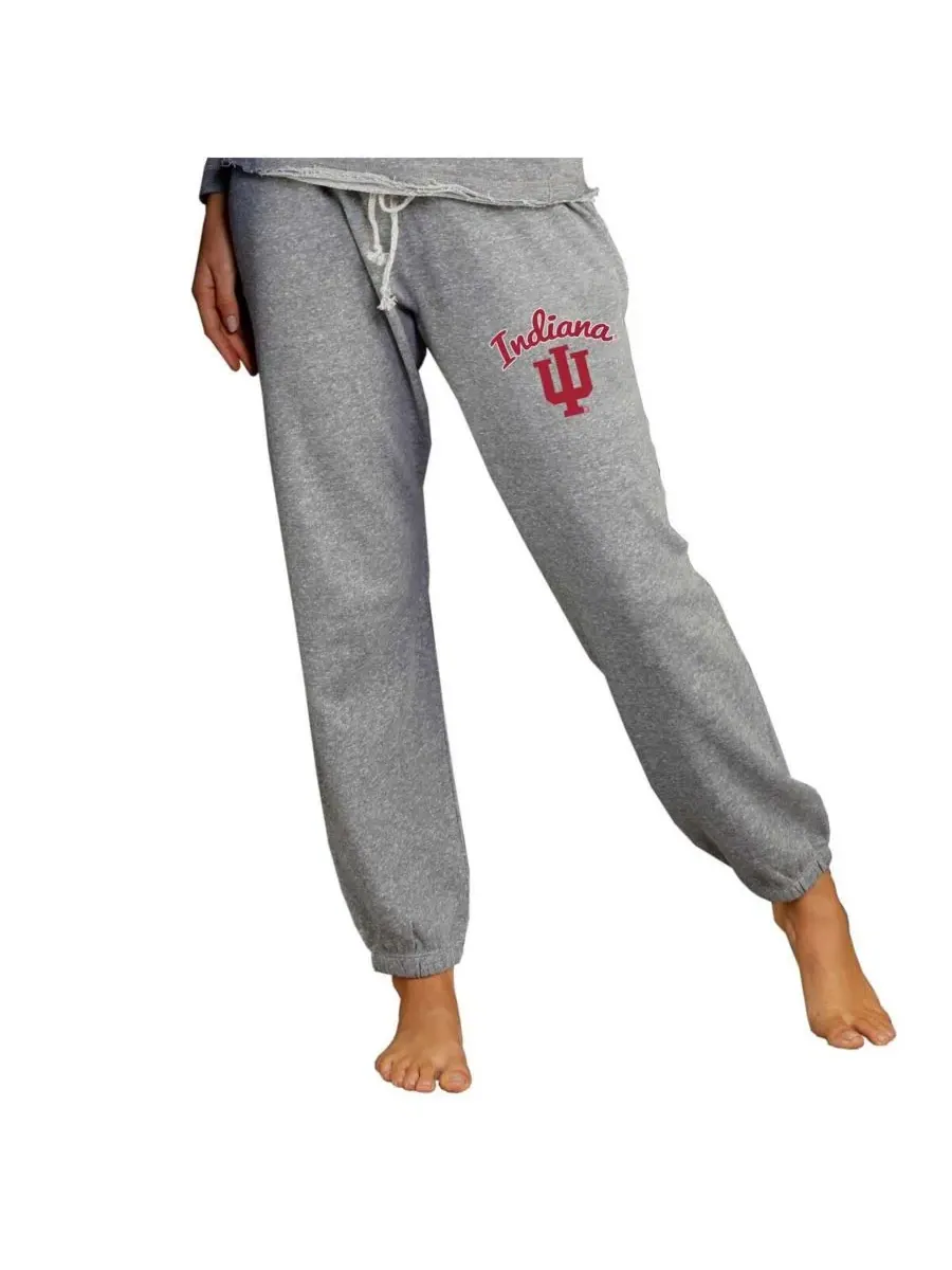 Concepts Sport Женские серые трикотажные спортивные брюки Indiana Hoosiers Mainstream