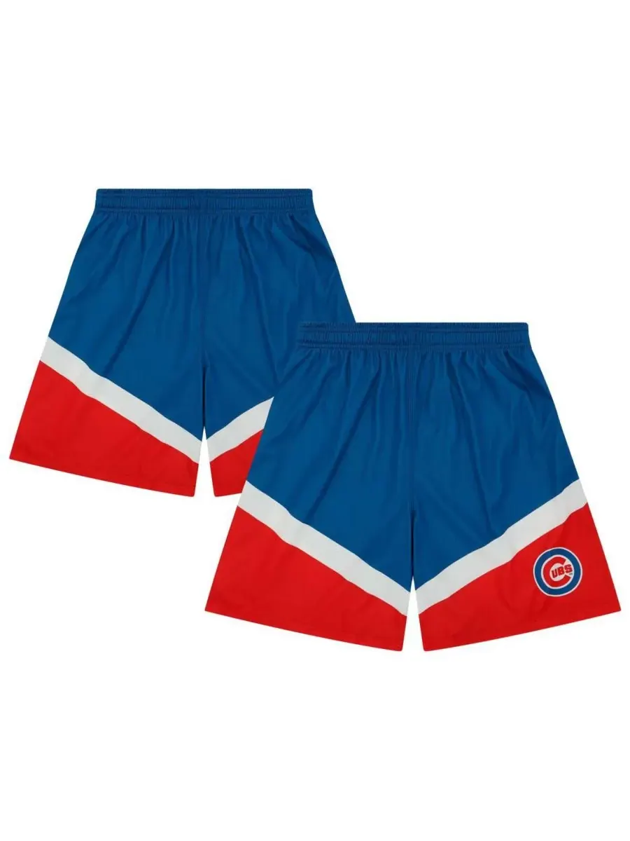 Мужские шорты Royal Chicago Cubs с цветными блоками FOCO — изображение 1 из 3, королевский