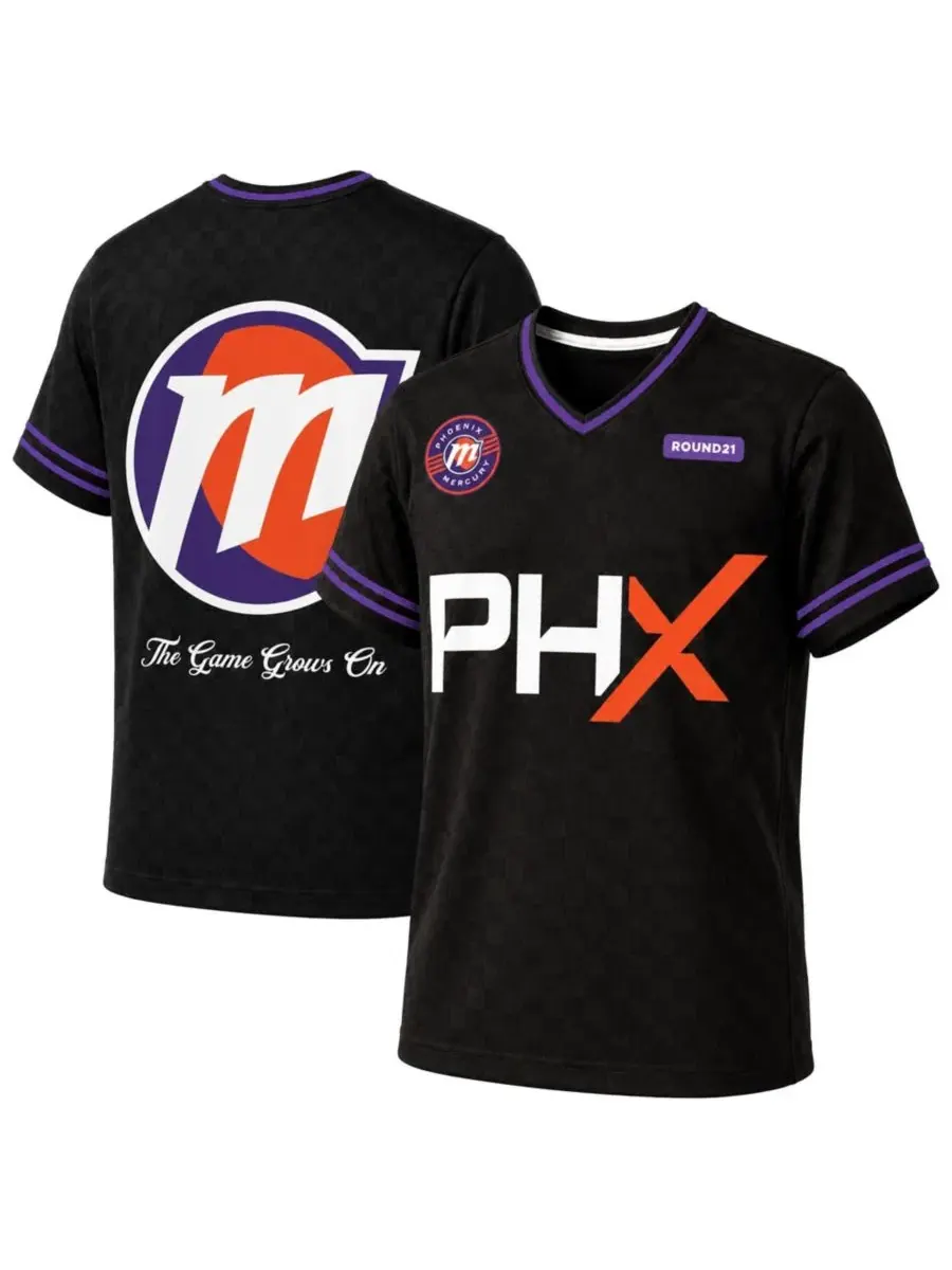 Футболка-джерси с принтом Soccer Jersey Phoenix Mercury Round21 — черный