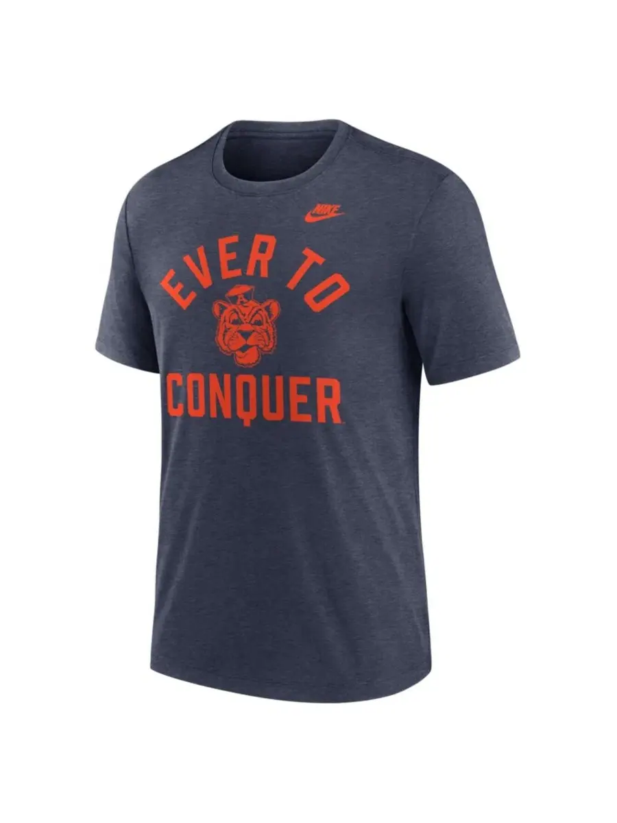 Футболка с принтом Auburn Tigers Legacy Mantra Nike — изображение 3 из 3, темно-синий