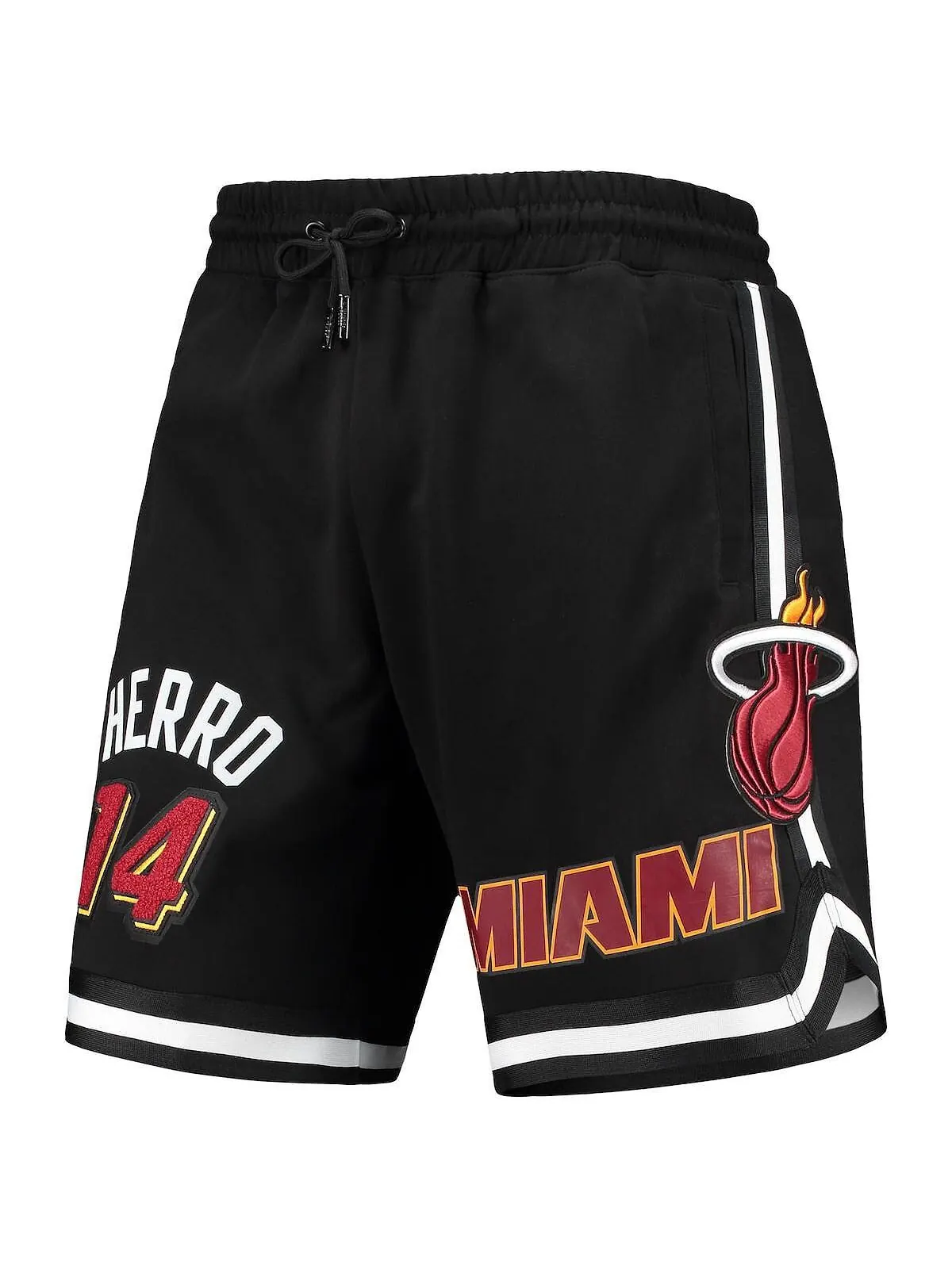 Мужские черные шорты tyler herro miami heat team player Pro Standard — изображение 3 из 3, черный
