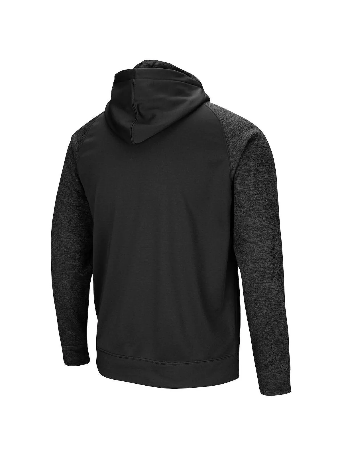 Мужская черная худи ucf knights blackout 3.0 tonal raglan с молнией во всю длину Colosseum — изображение 3 из 3, черный