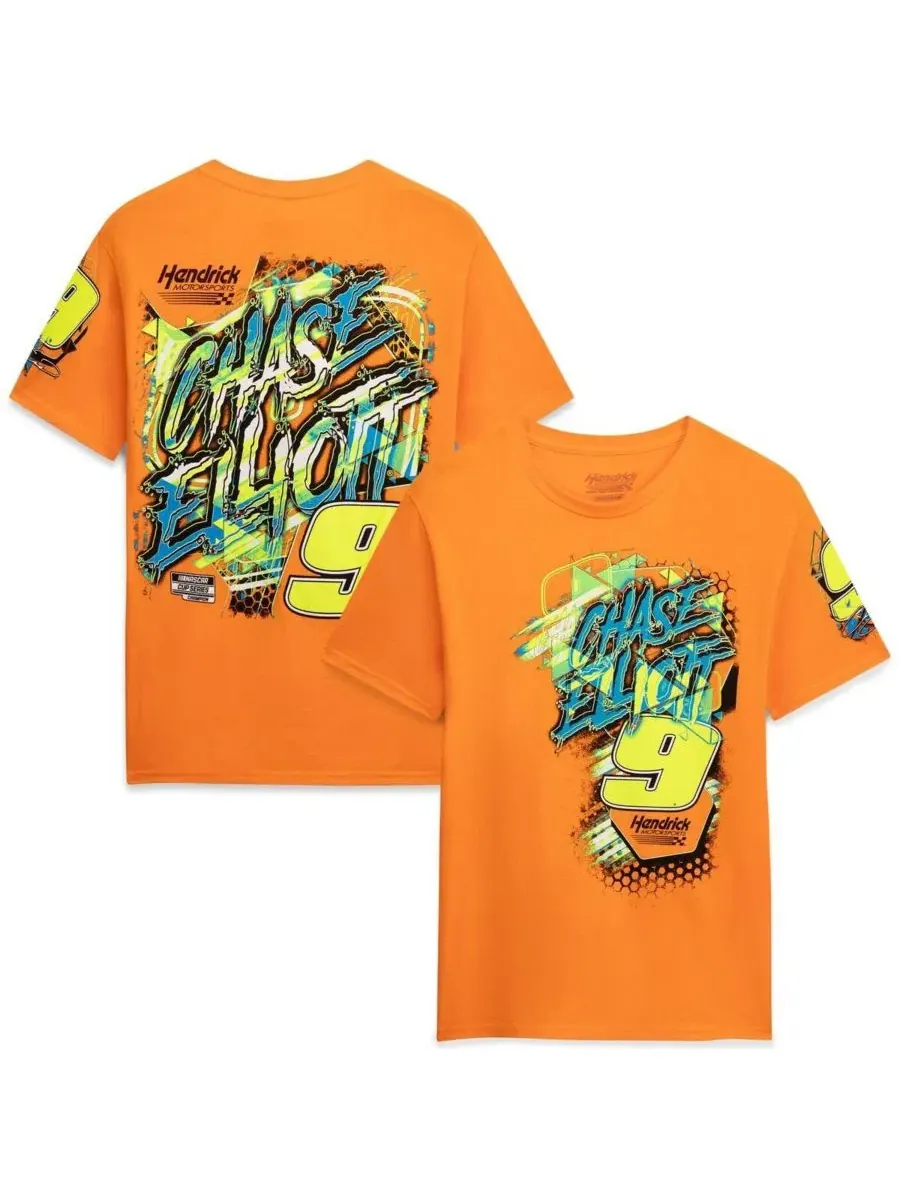 Футболка с принтом Chase Elliott 9 Neon Xxplosion Classic Ink USA