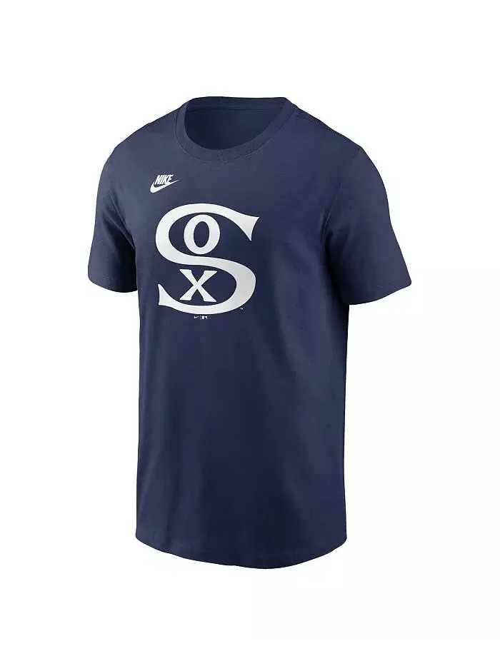 Футболка мужская темно-синяя Chicago White Sox Cooperstown Collection с логотипом команды Nike — изображение 3 из 3