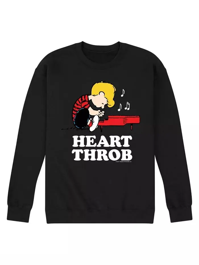 Мужская флисовая толстовка Peanuts Heart Throb AIRWAVES — изображение 1 из 2