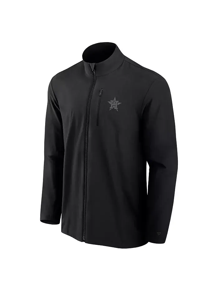 Мужская черная вязаная куртка на молнии Houston Astros Front Office Fanatics Signature — изображение 2 из 3
