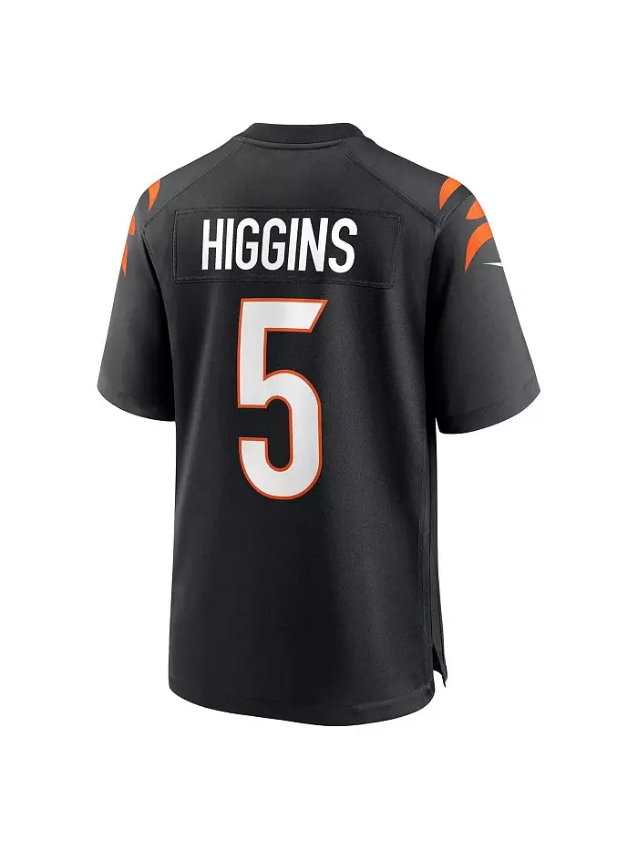 Мужская футболка Te Higgins черная Cincinnati Bengals Game Player Jersey Nike — изображение 2 из 3