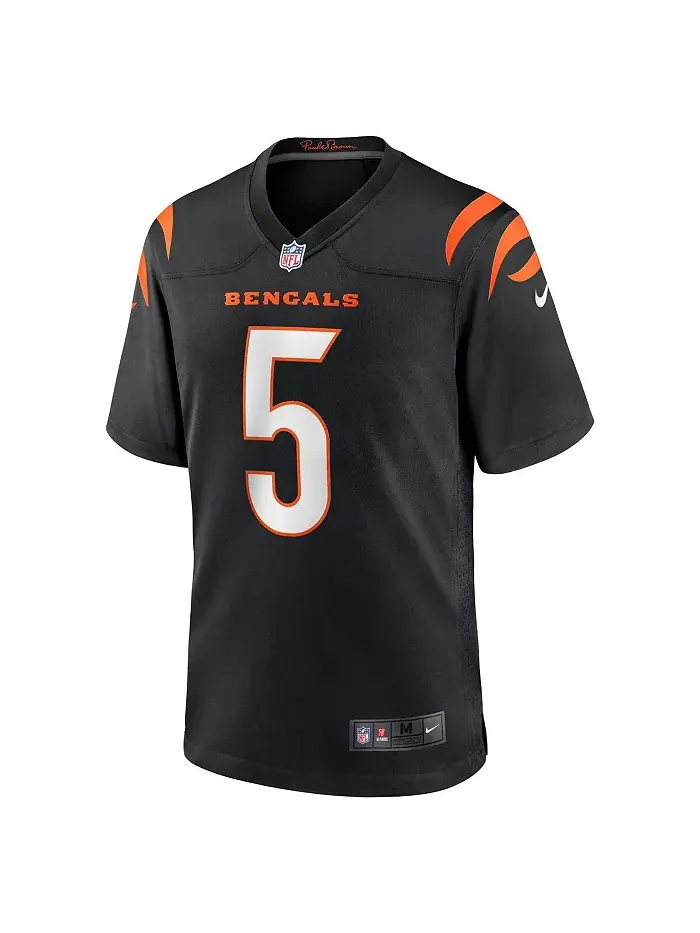 Мужская футболка Te Higgins черная Cincinnati Bengals Game Player Jersey Nike — изображение 3 из 3