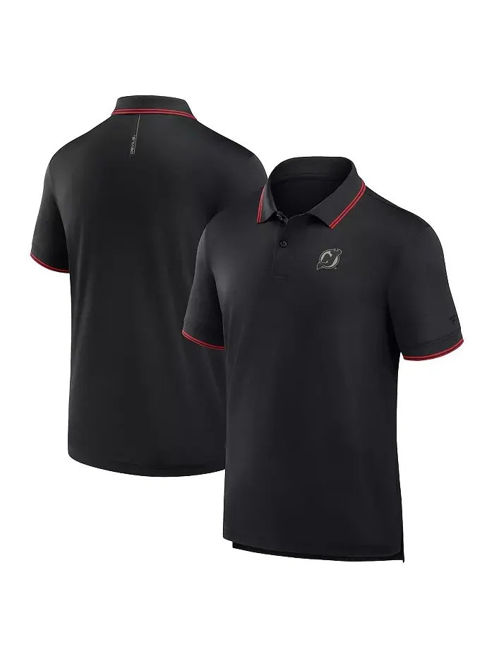 Мужская черная поло New Jersey Devils Front Office Move Mono Fanatics — изображение 1 из 3