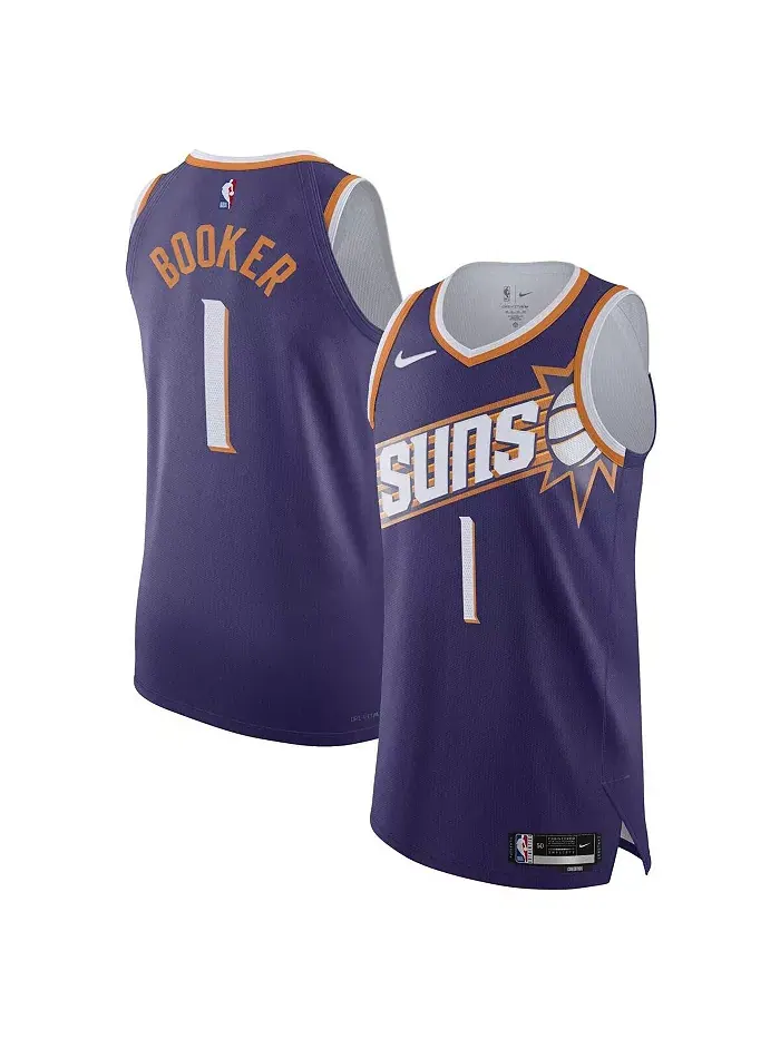 Мужская аутентичная майка Devin Booker Purple Phoenix Suns — Association Edition Nike — изображение 1 из 3