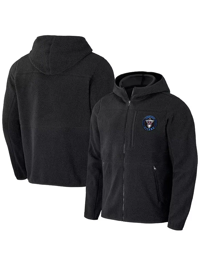 Мужская черная худи Sherpa с молнией Tennessee Titans Fanatics — изображение 1 из 3