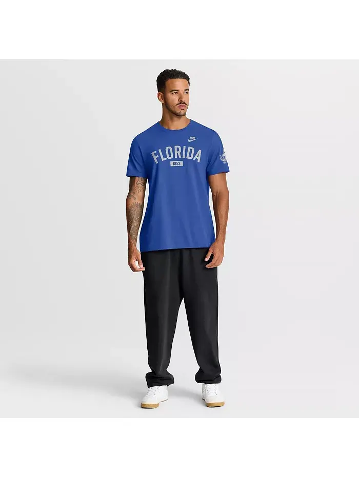 Мужская футболка Royal Florida Gators Legacy Arch Nike — изображение 3 из 5