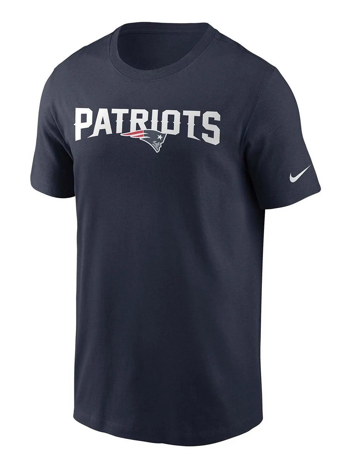 Мужская темно-синяя футболка с надписью New England Patriots Team Nike — изображение 2 из 3, темно-синий